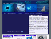 Tablet Screenshot of oceansunfish.org